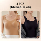 🎁Hot Sale 40% OFF😍Thickened Warm Tank Top with Shelf Bra